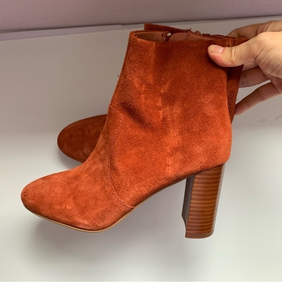 JEFFREY CAMPBELL PRIANA Bootie In Rust Suede Sz 6M - Picture 5 of 11